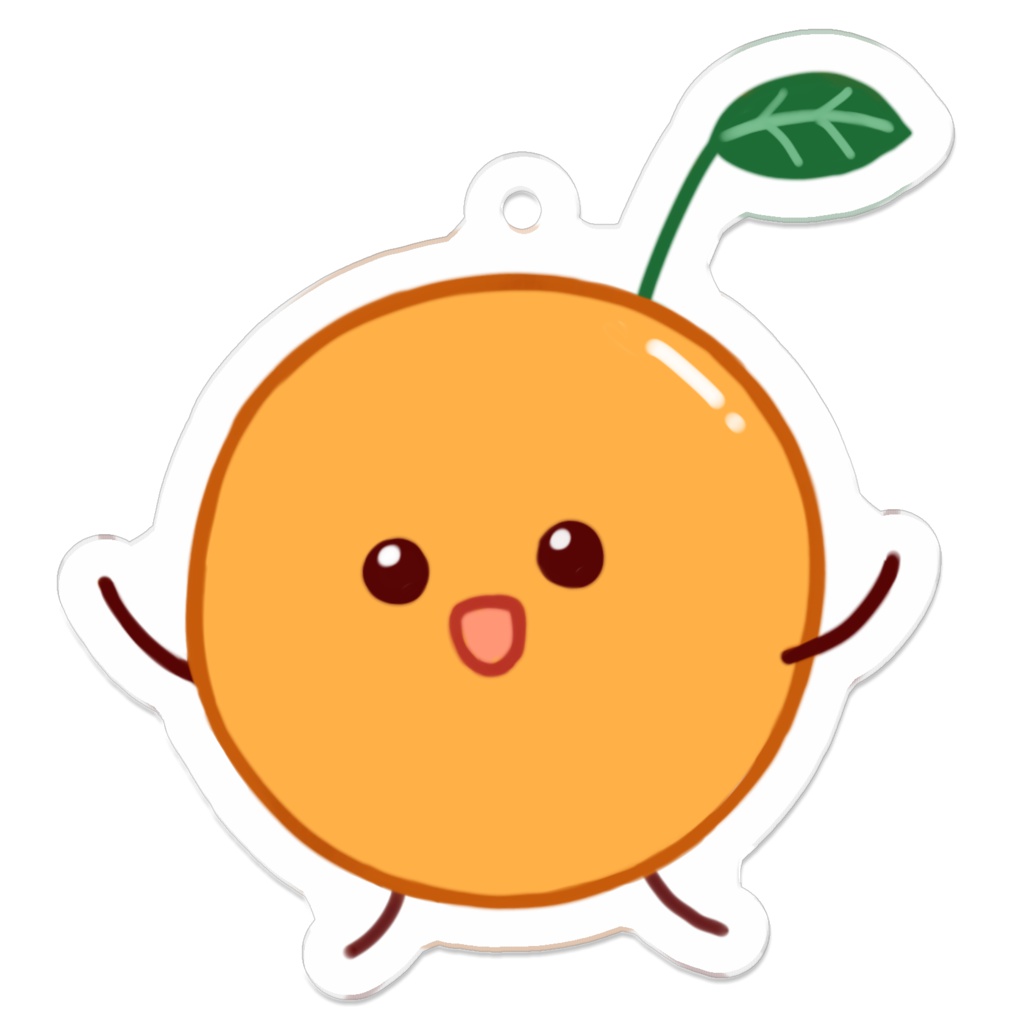 みかんアクリルキーホルダー