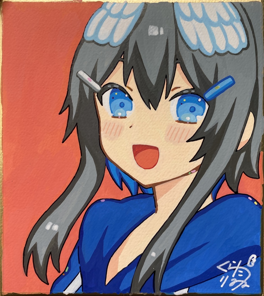 アクリル直筆色紙