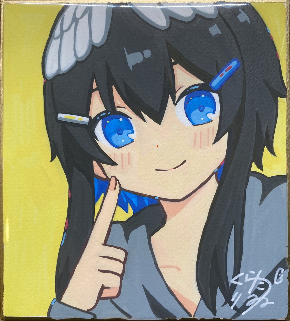 アクリル直筆色紙