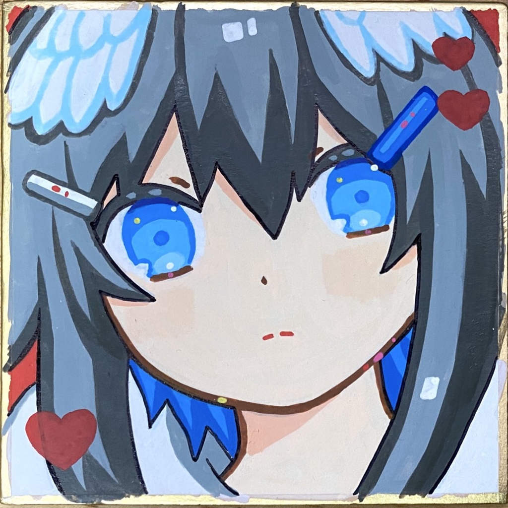 アクリル直筆色紙