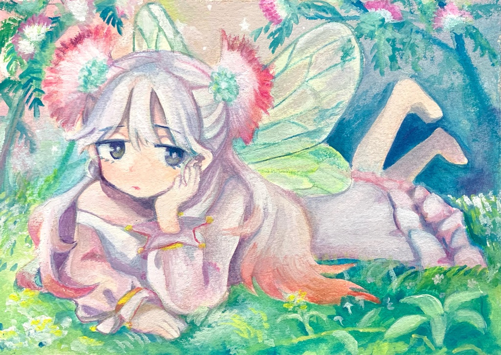 原画｢ネムノキの妖精｣