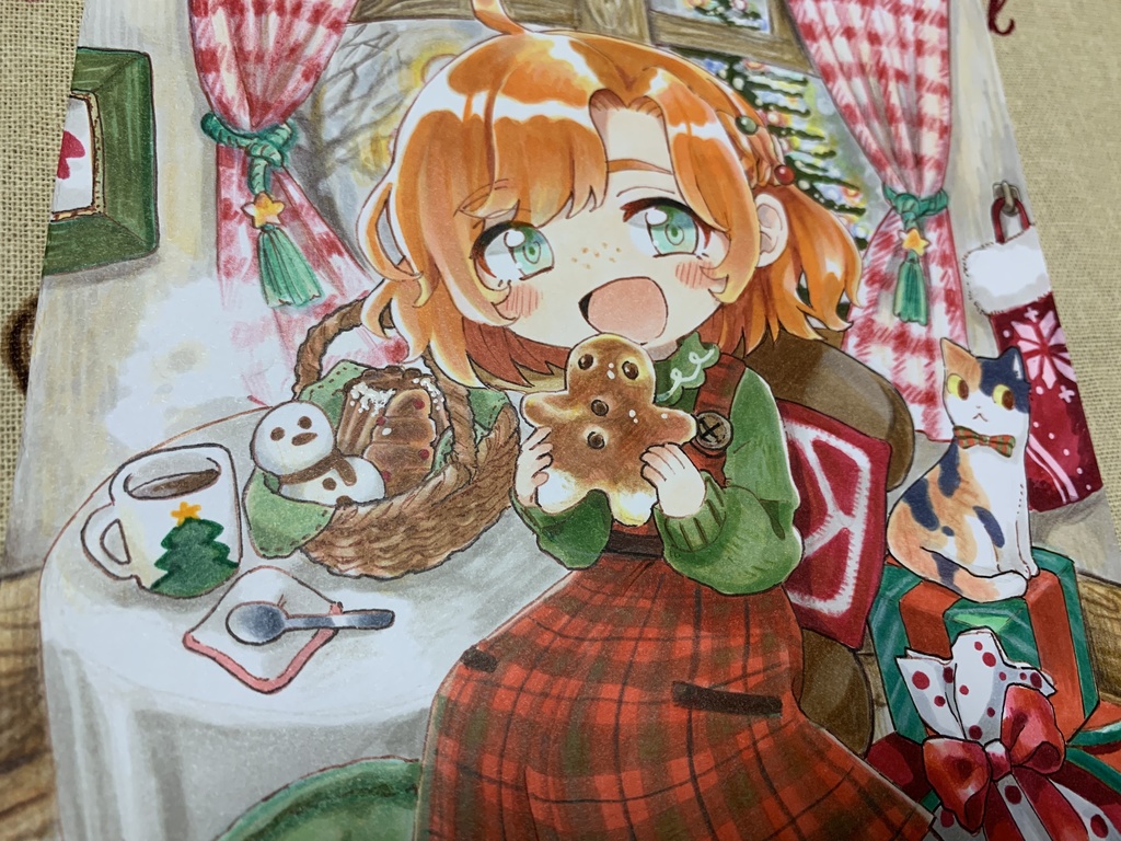 原画「あたたかなクリスマス」