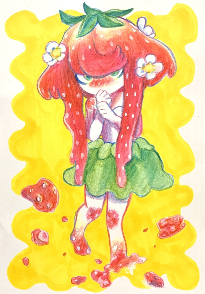 原画「いちごちゃん」