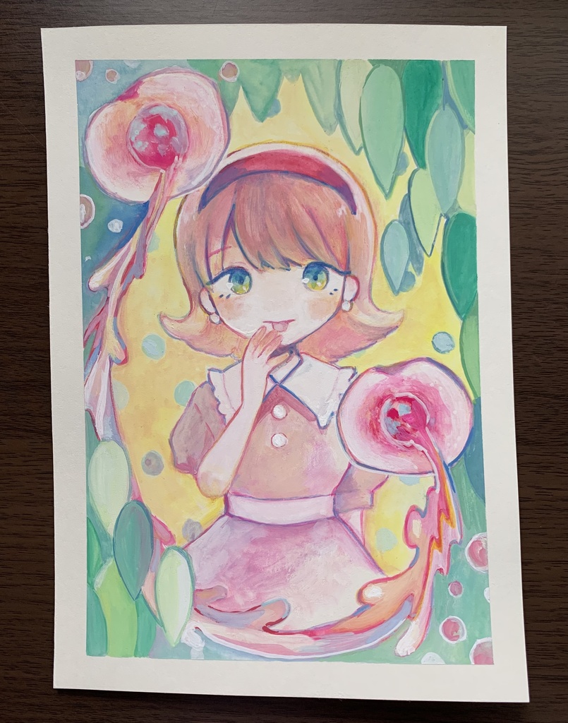 原画「桃の甘さ」