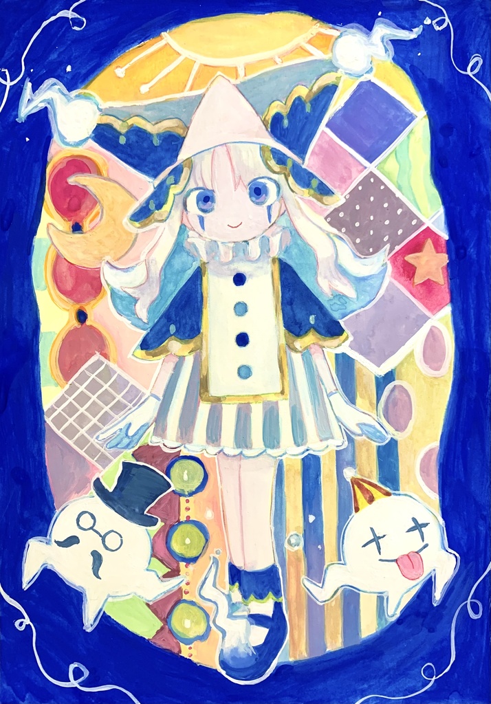 原画「おばけサーカス団」