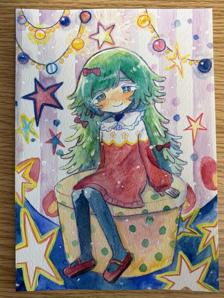 原画「クリスマスガール」