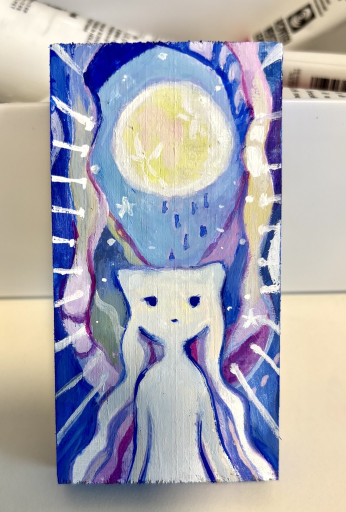 原画「満ち足りた」