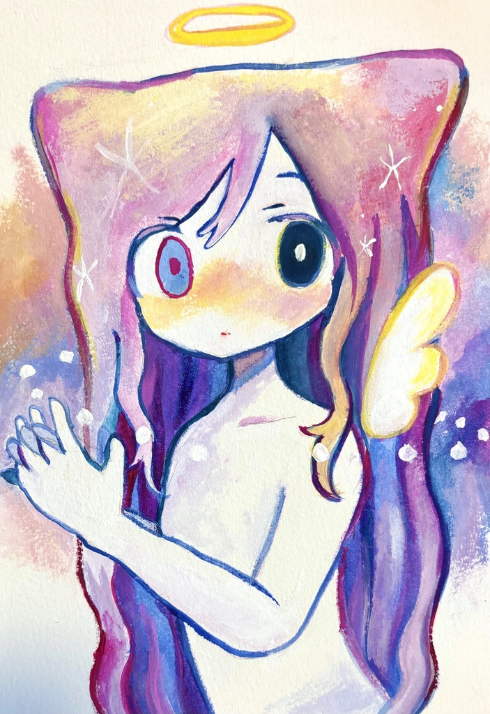 原画「猫天使」