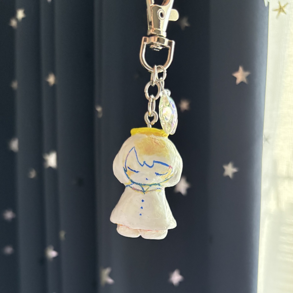 手作りお人形キーホルダー