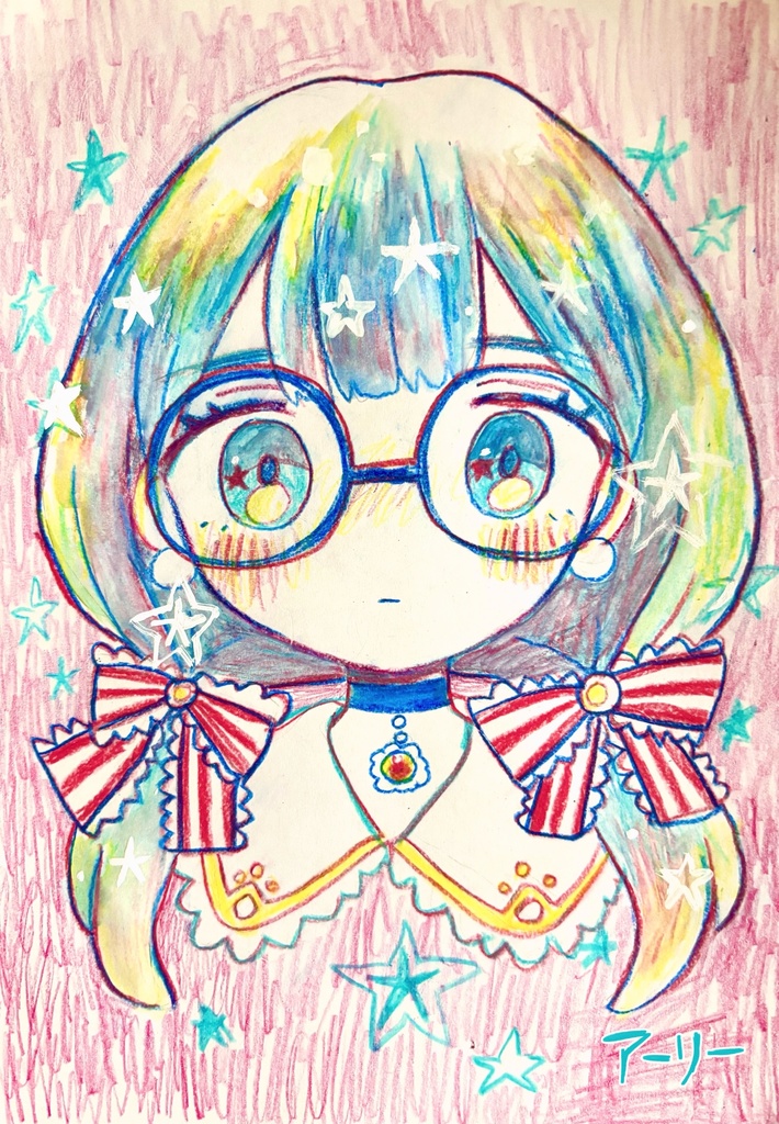 めがねちゃん ドローイング原画