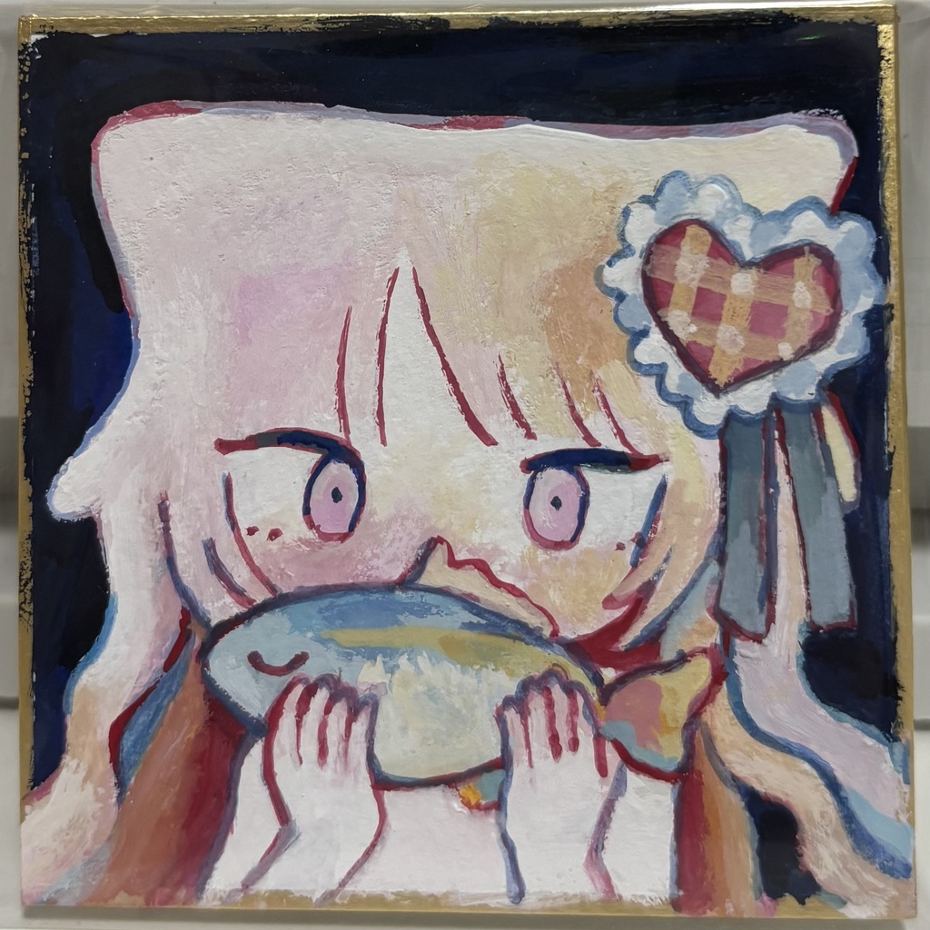 【原画】豆色紙の女の子