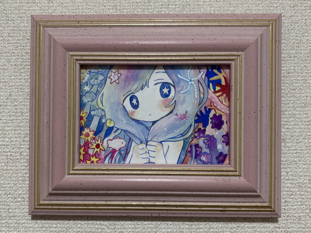 原画「水中庭園」