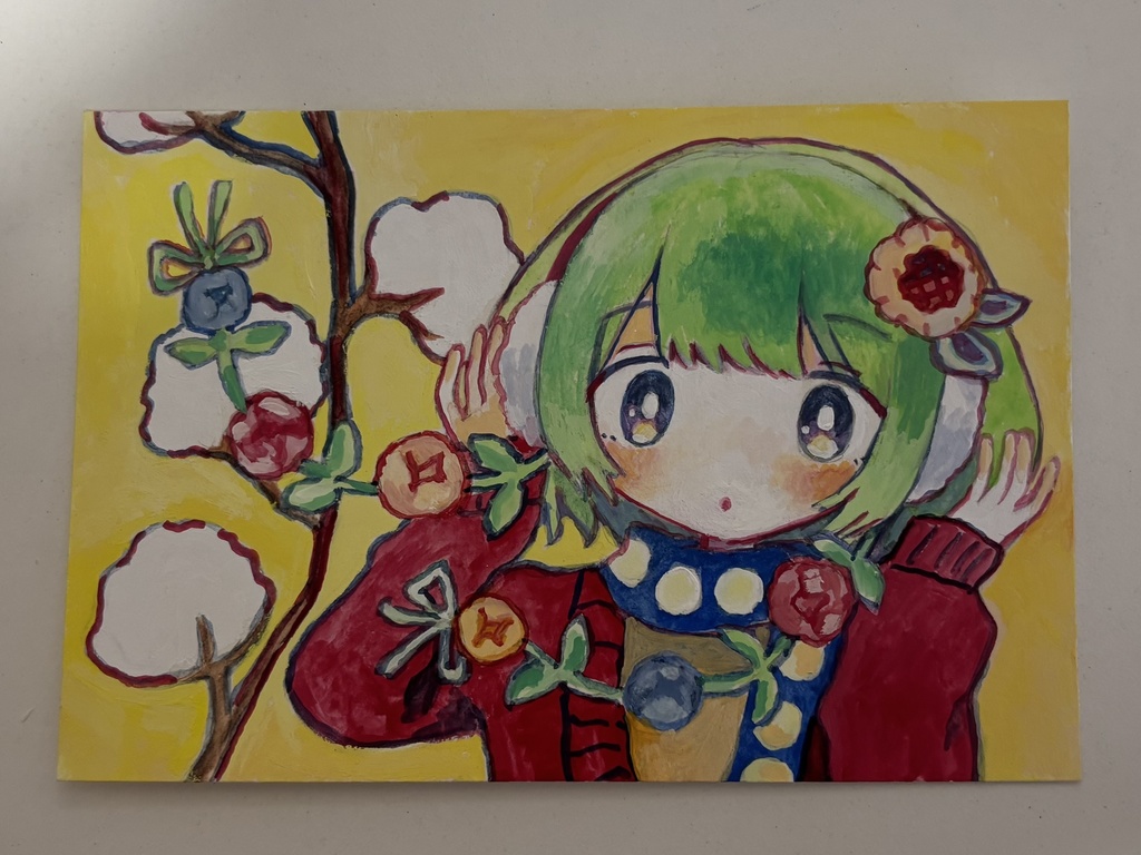 原画「モコモコ」