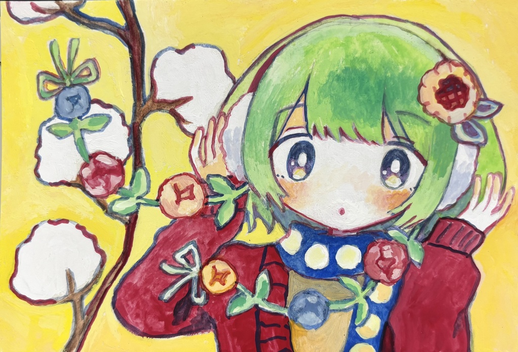 原画「モコモコ」