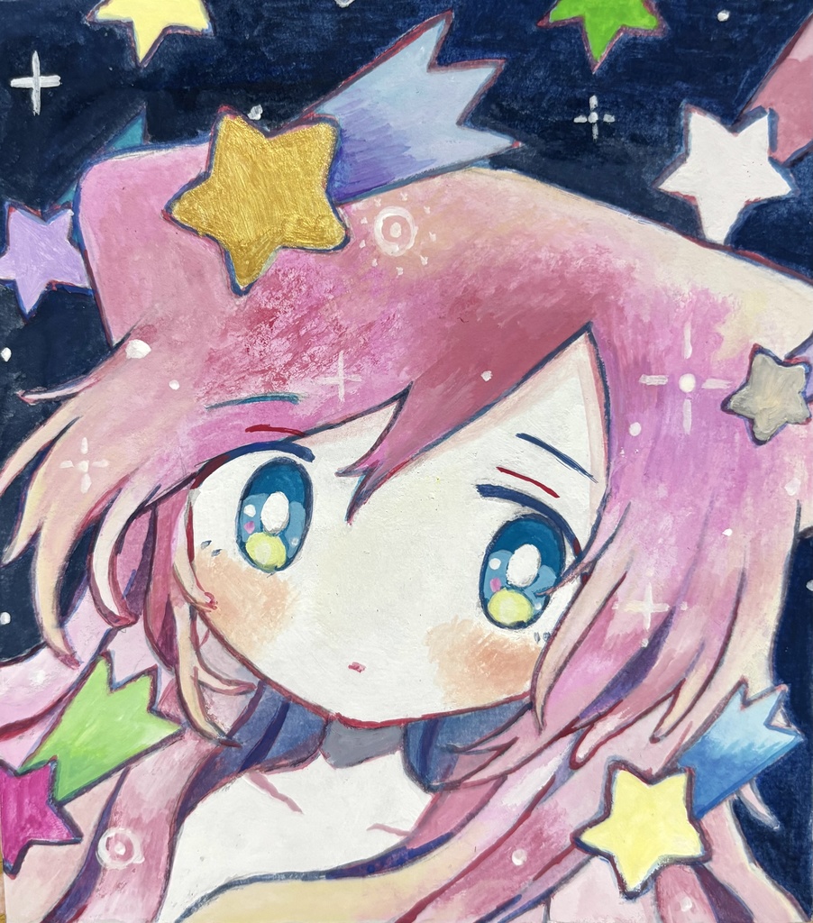 原画「流星群」