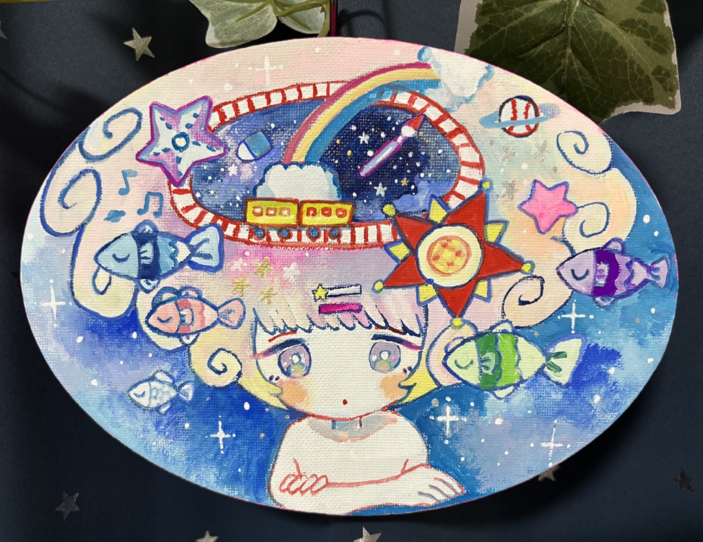 原画「ゆめいっぱい」