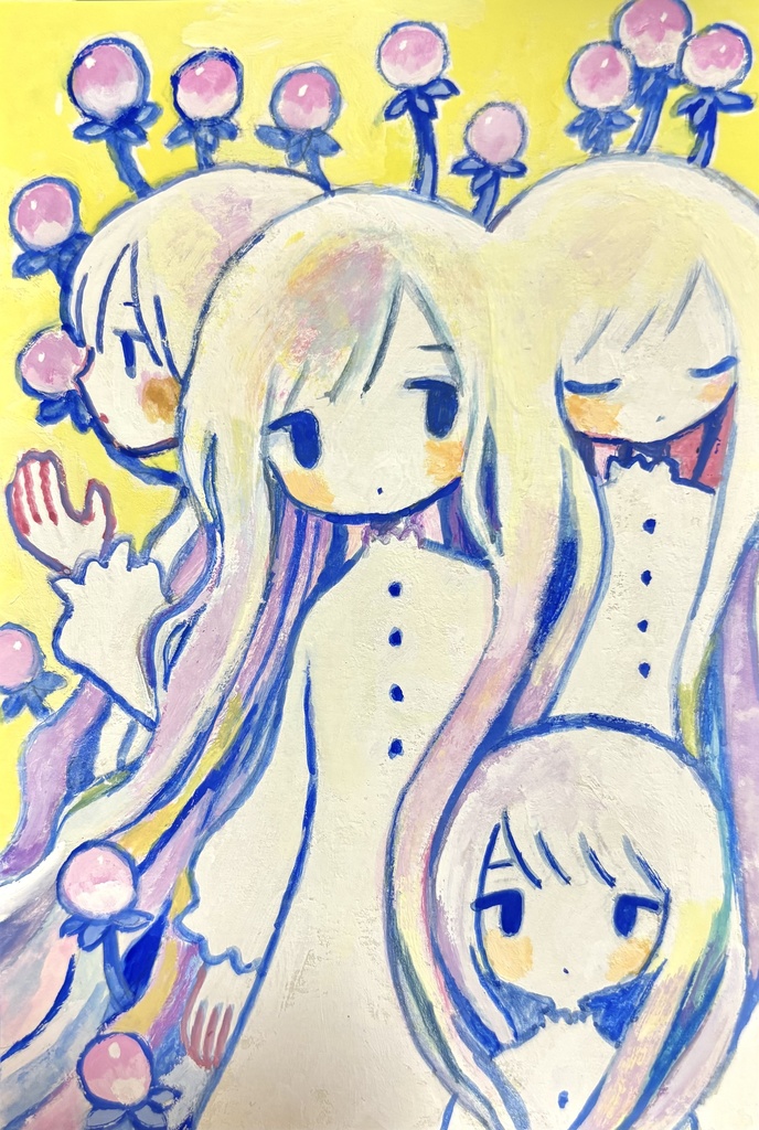 原画「4人」
