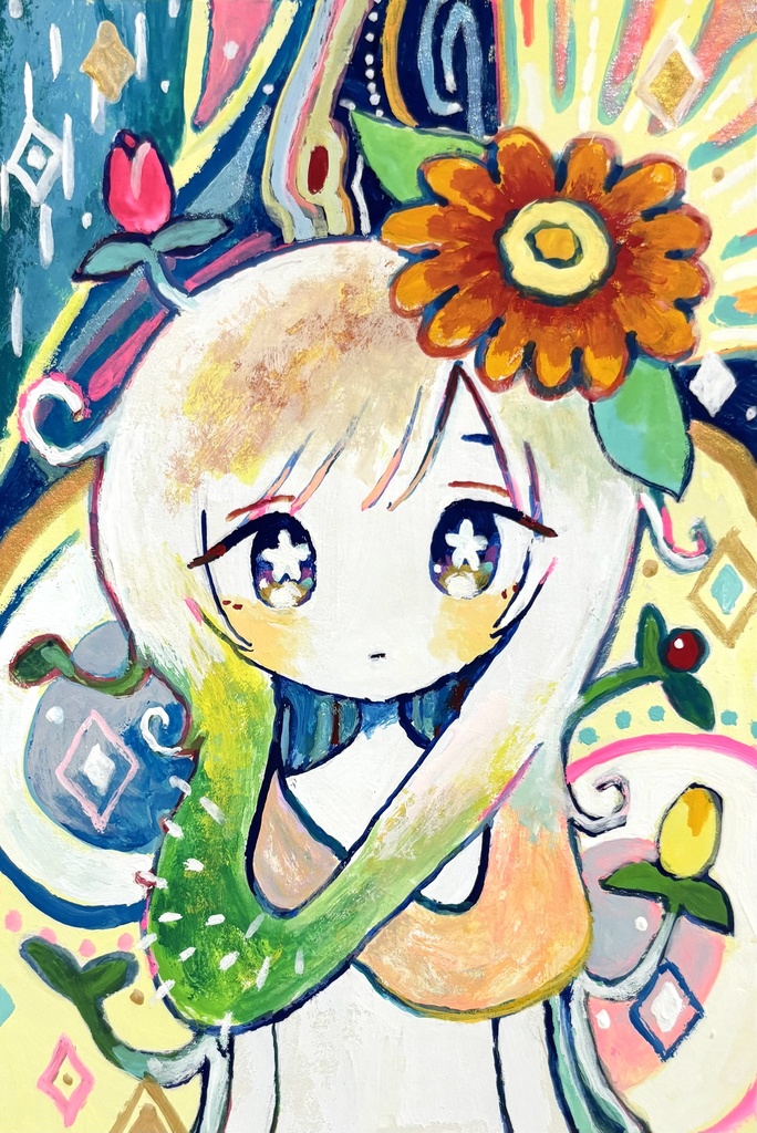 額装原画「萌芽」
