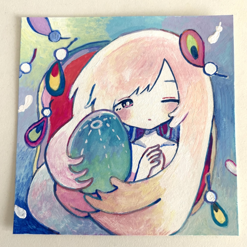 原画｢青いたまご｣