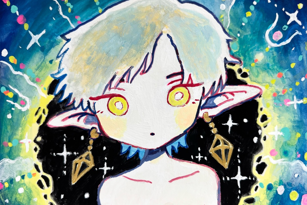 原画｢金のイヤリング｣