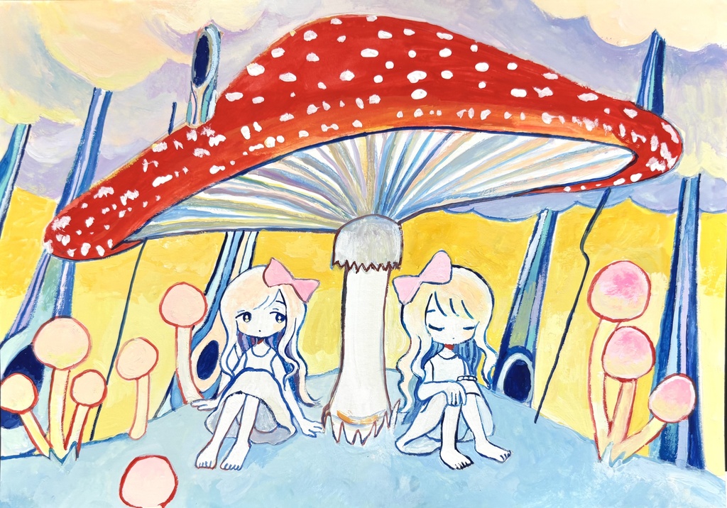 原画「ここで休む」