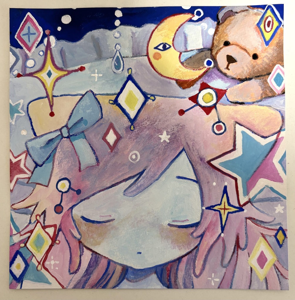 原画「夢から醒めるまで」