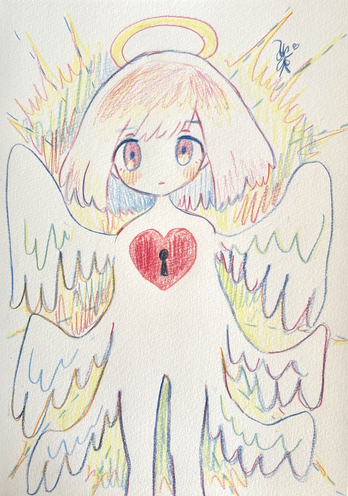 原画「鍵を探して」