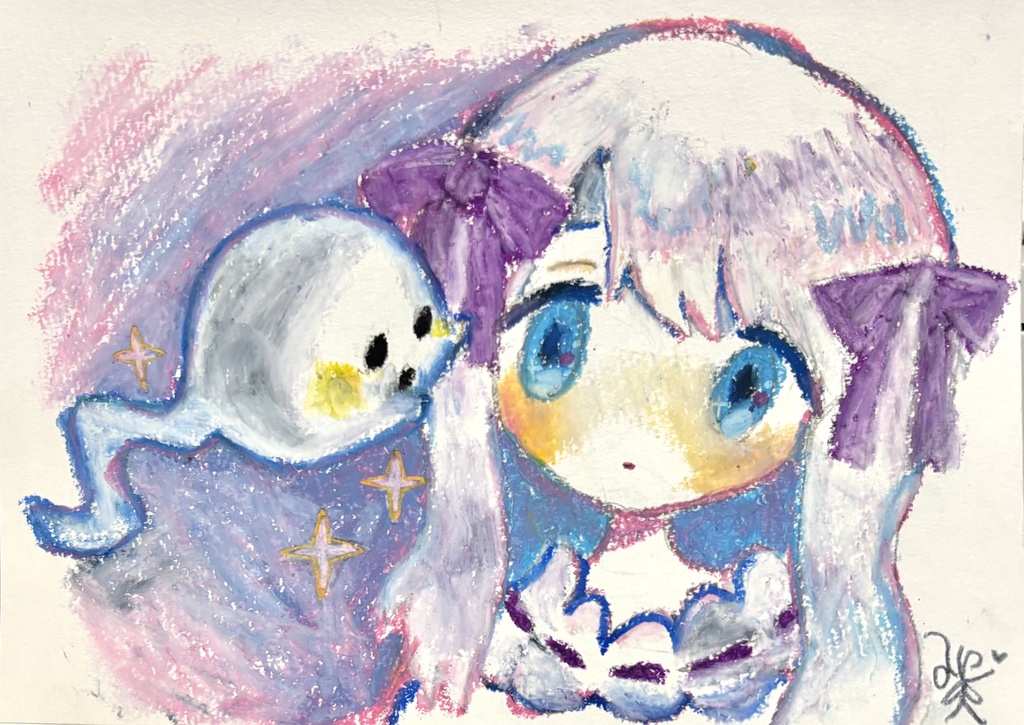 原画「内緒話」