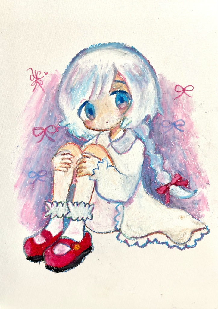 原画「赤い靴」