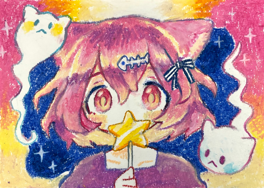 原画「ねこおばけちゃん」