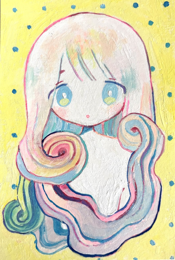 原画「うねりくねる」