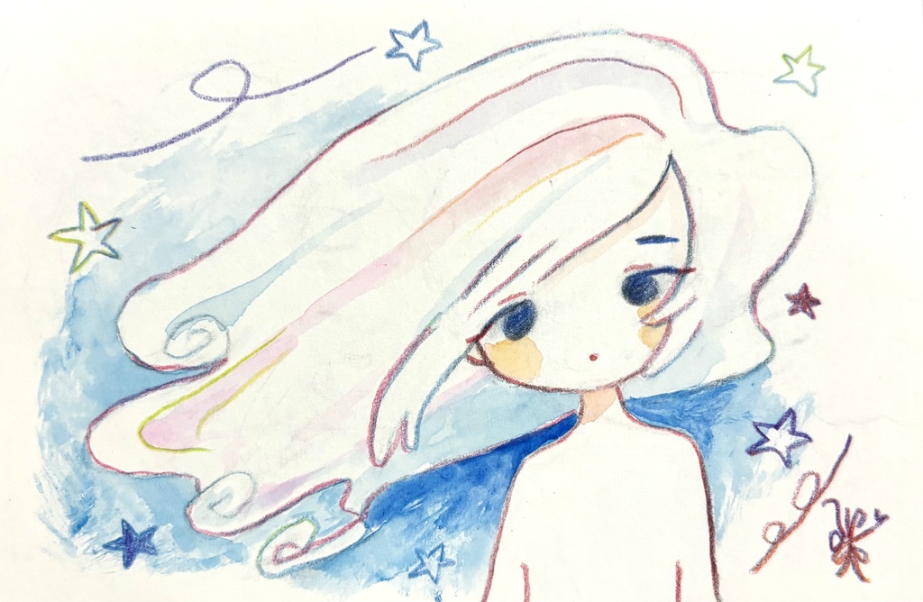 透明水彩ドローイング原画