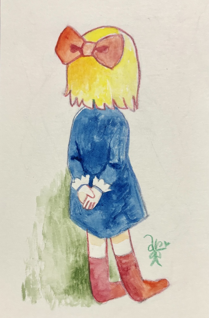 透明水彩ドローイング原画
