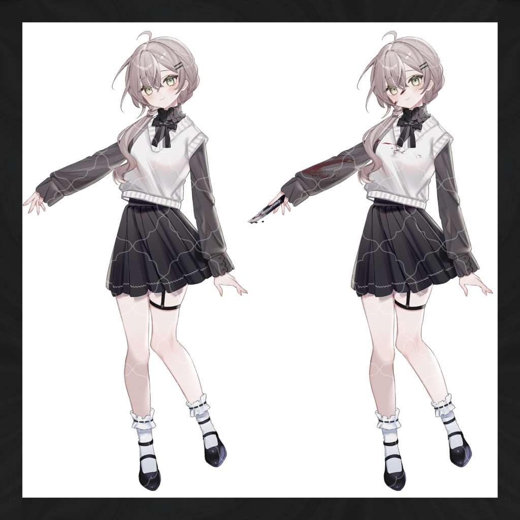 立ち絵素材_制服の女の子_21