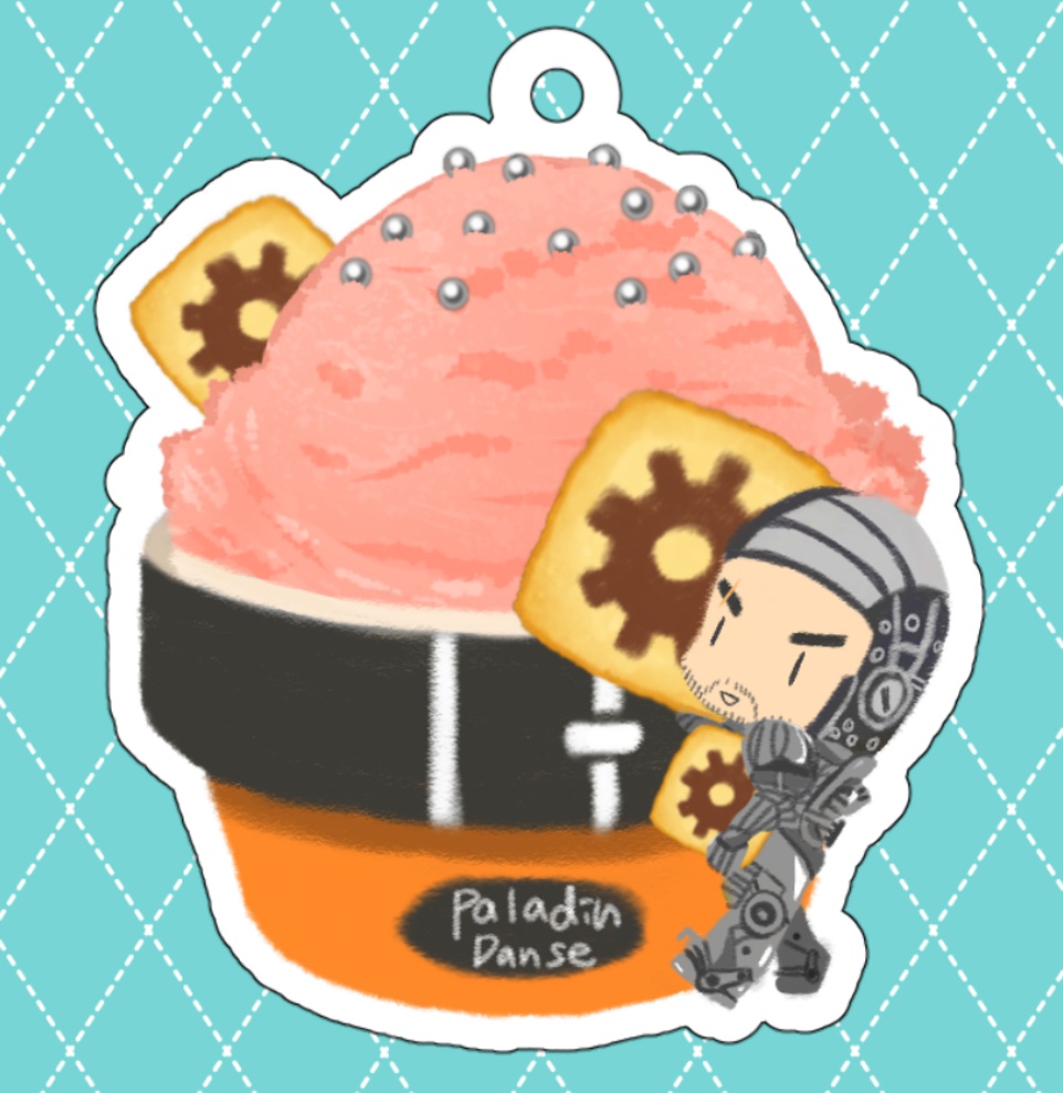 こんぱにおんあいす　アクリルキーホルダー【ダンス】