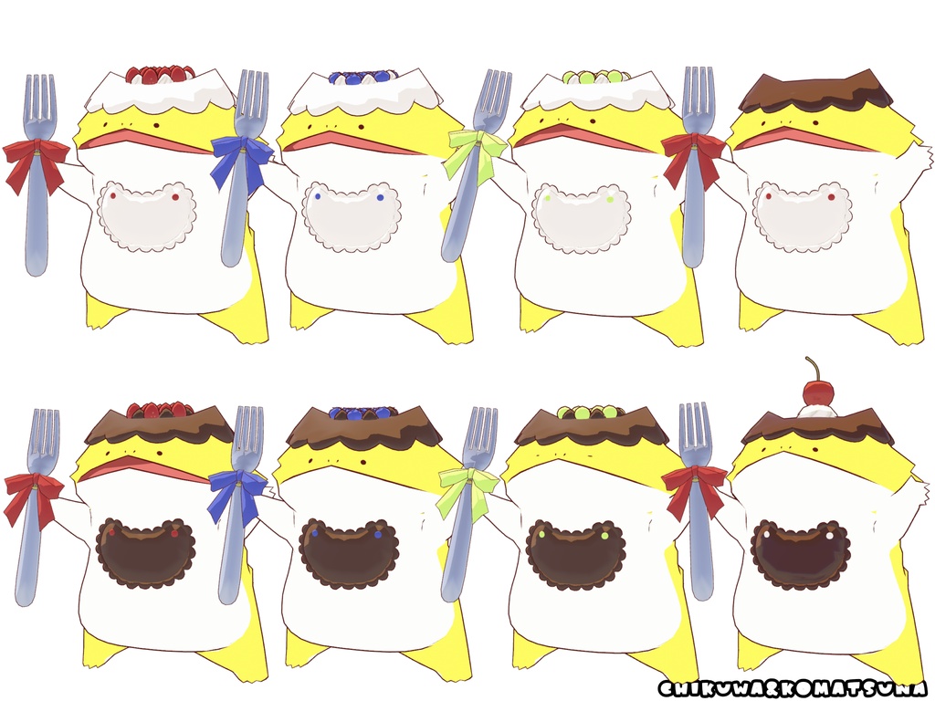 【簡単導入】ちくわ用ケーキセット