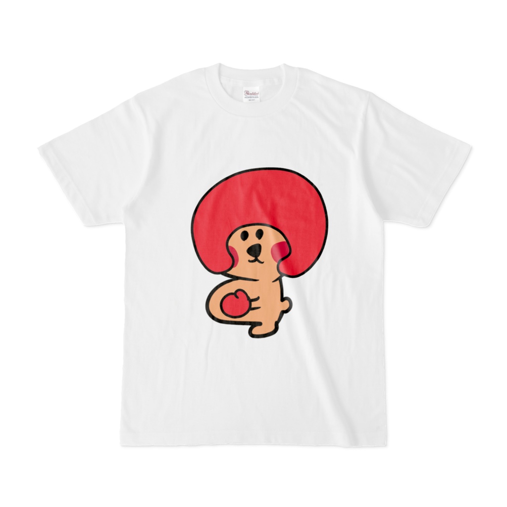 何度でも立ち上がる！ファイティングくまってぃTシャツ