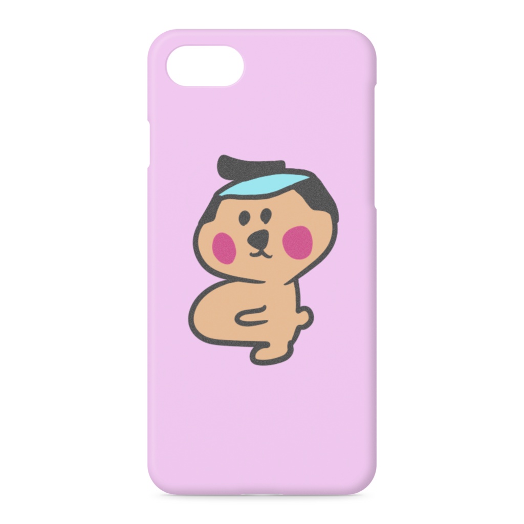ちょんまげくまってぃIphoneケース