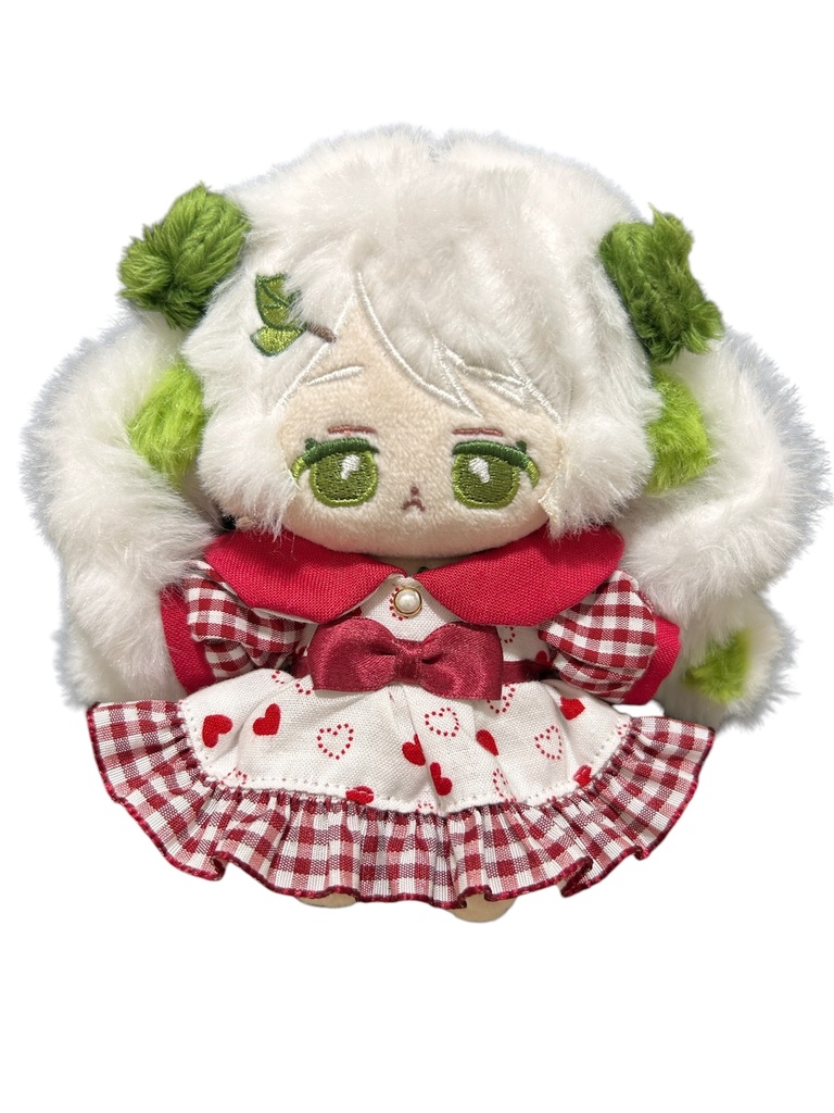 10cm用ワンピース赤