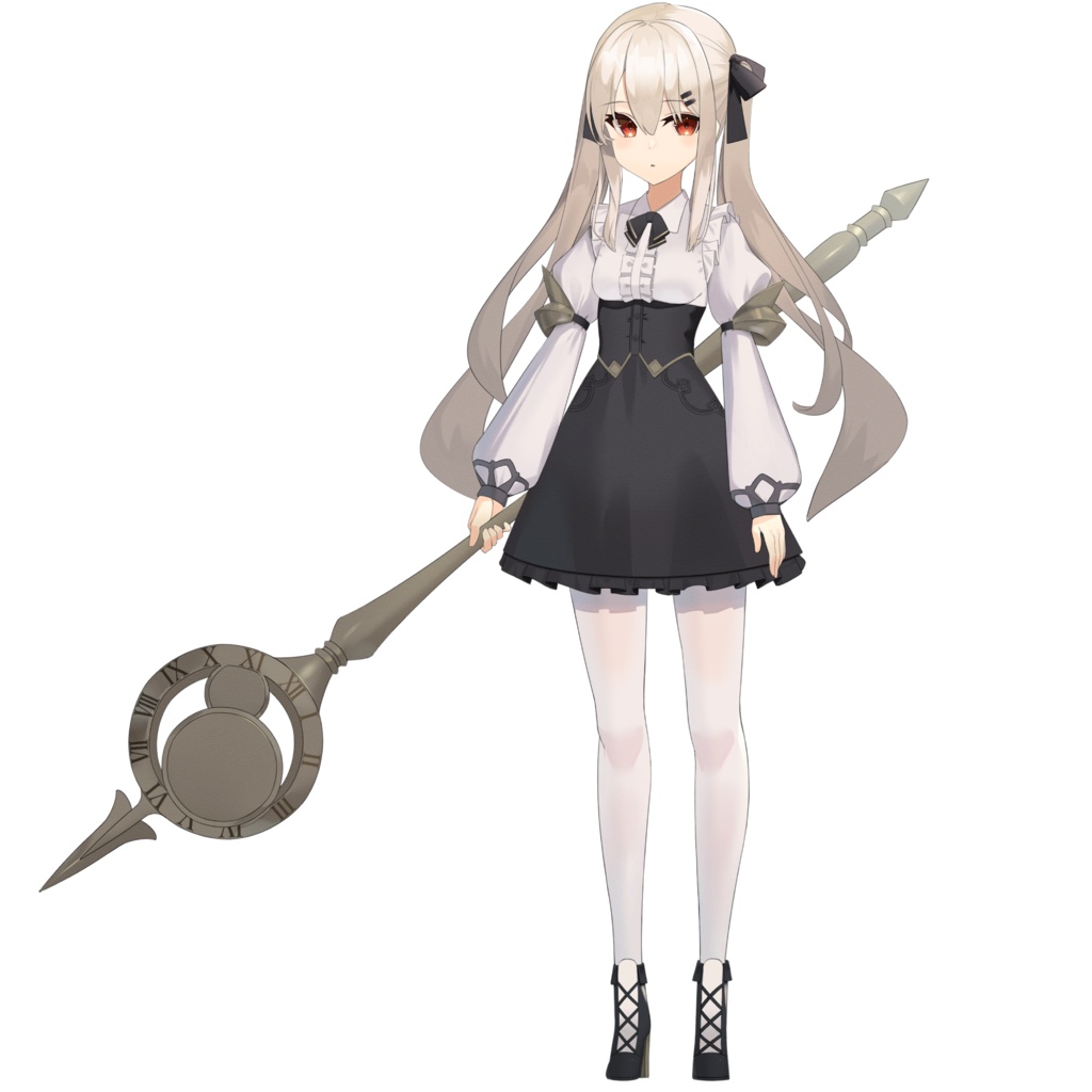 (再販) ゴスロリ風少女/表情差分×10種