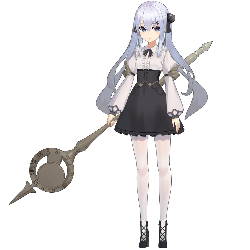 (再販) ゴスロリ風少女/表情差分×10種