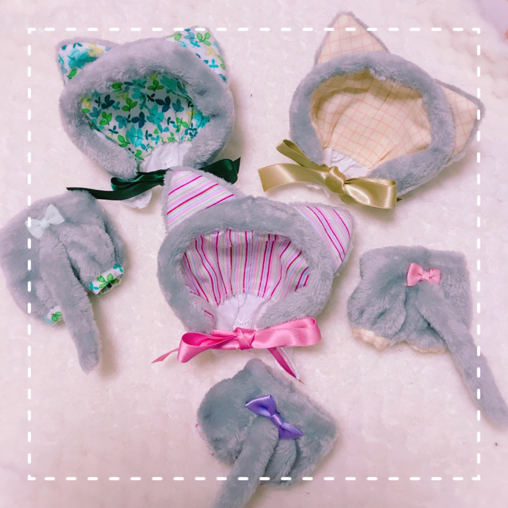 にゃんこなりきりセット(グレー)