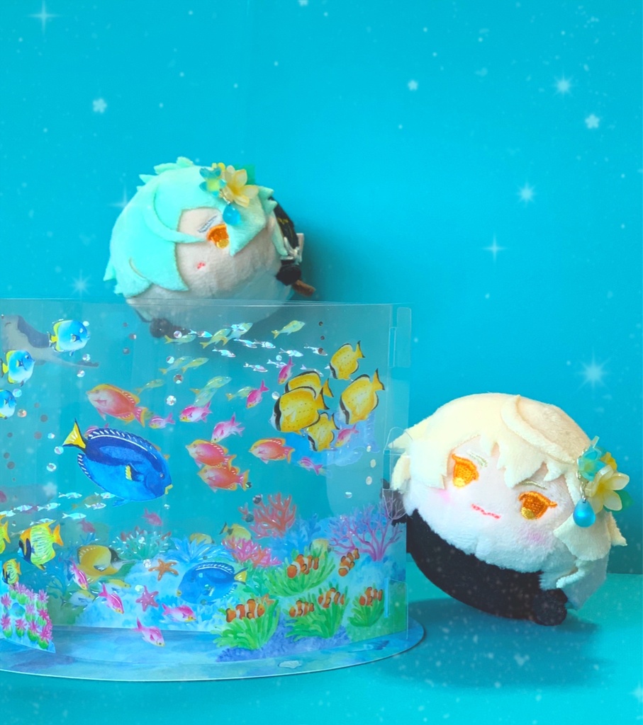 夏のぬい用アクセサリー