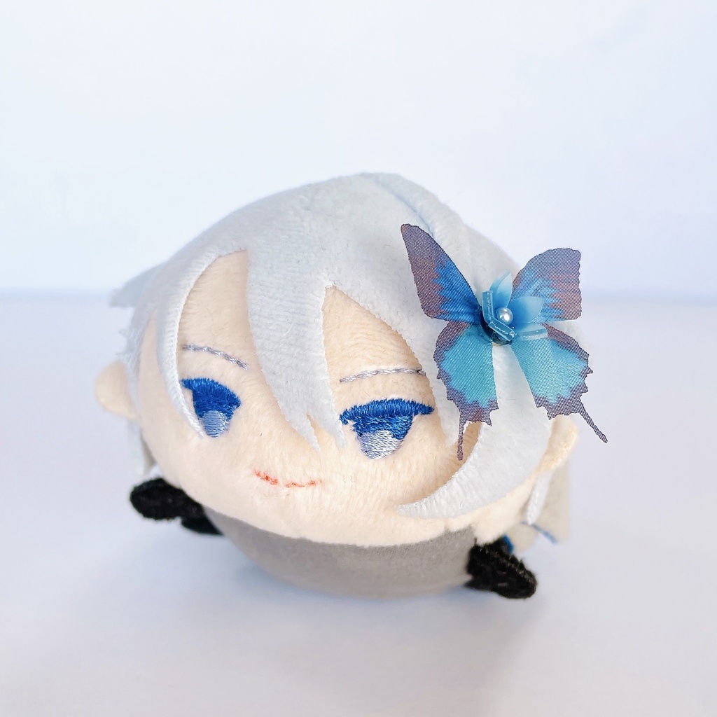 小花と蝶々のぬいぐるみ用アクセサリー