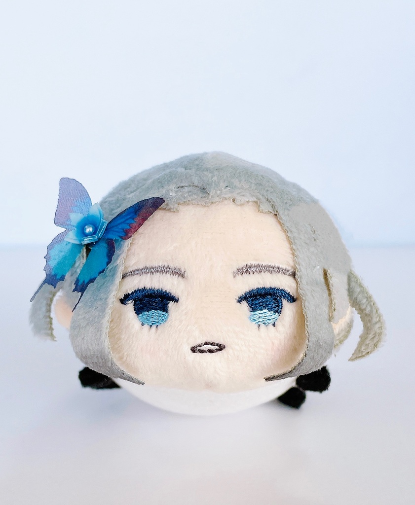 小花と蝶々のぬいぐるみ用アクセサリー