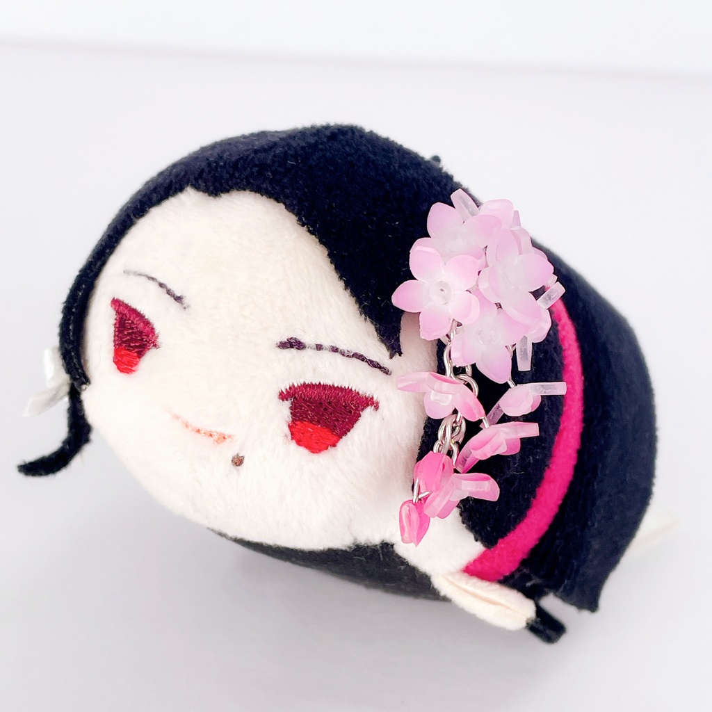 ライラックのぬいぐるみ用アクセサリー・お揃い耳飾り