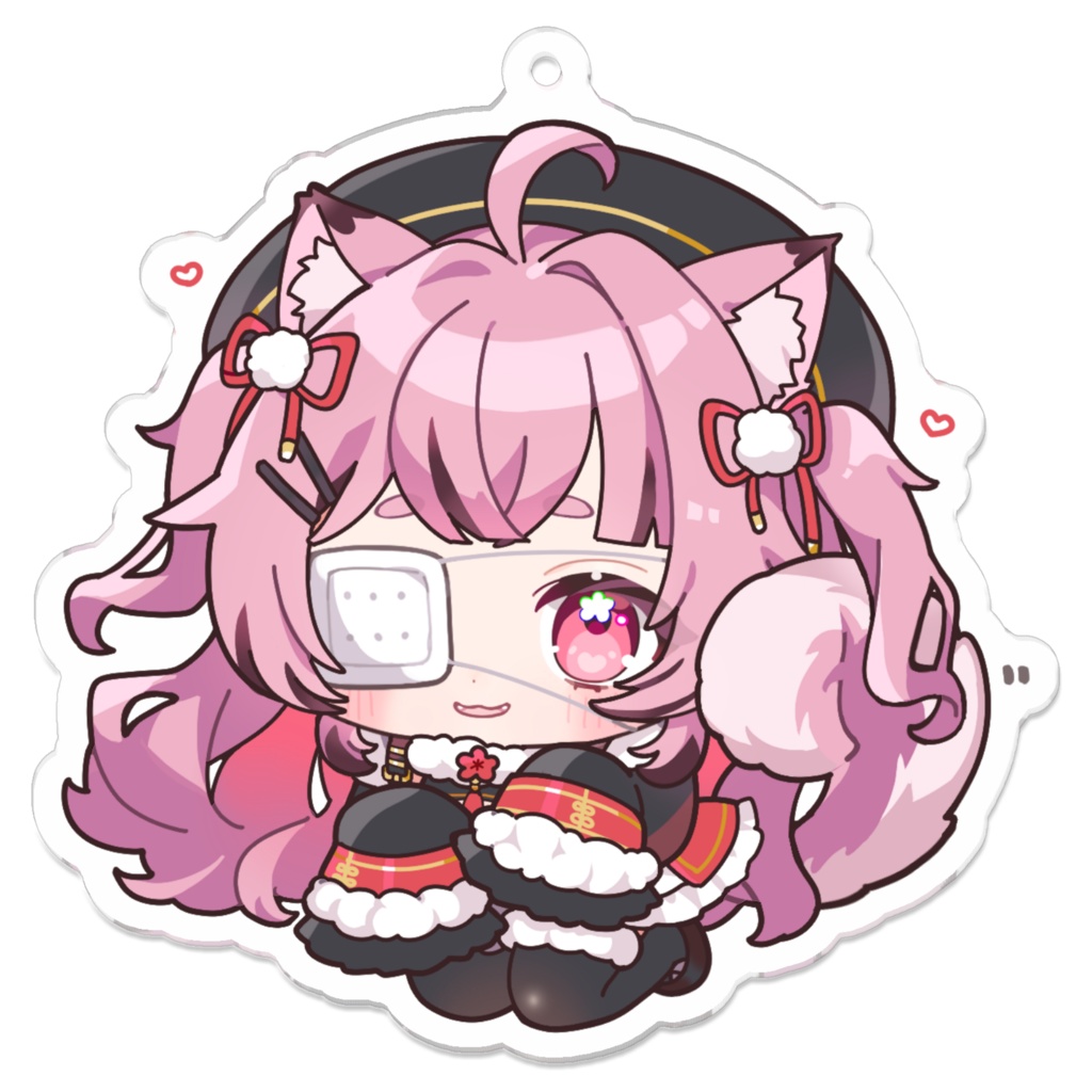【常設グッズ】ゆらゆら紅梅アクキー🌸