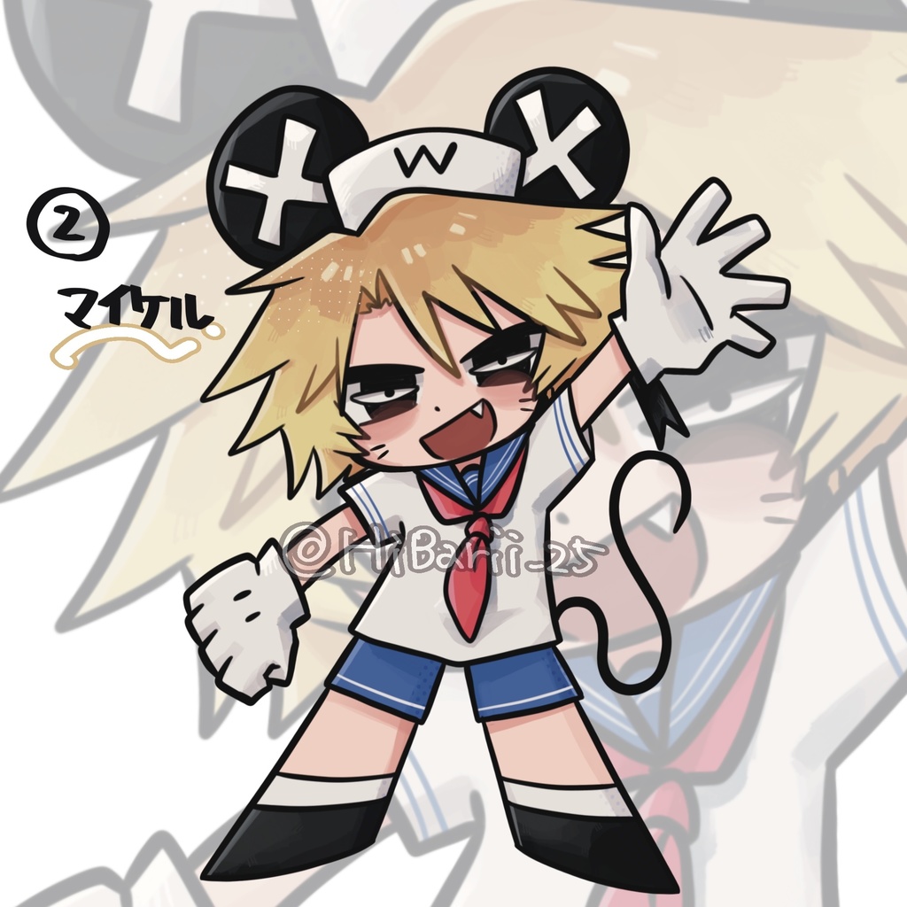 【Ranfren】ラットマン アクリルキーホルダー 5種