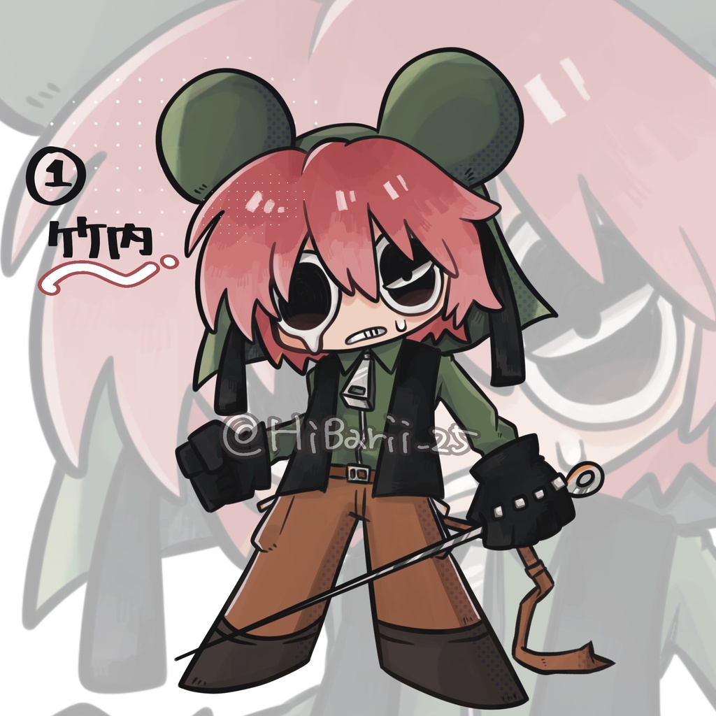 【Ranfren】ラットマン アクリルキーホルダー 5種