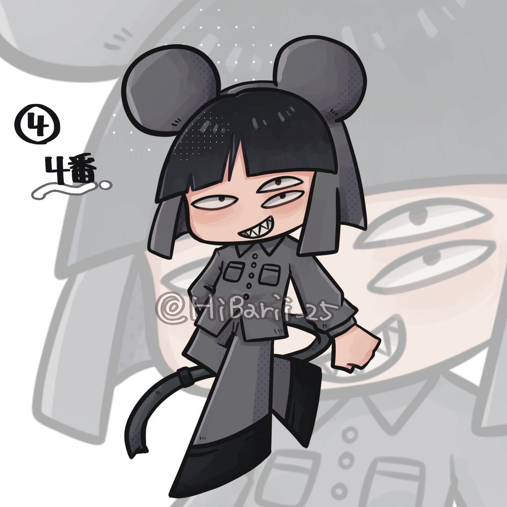 【Ranfren】ラットマン アクリルキーホルダー 5種